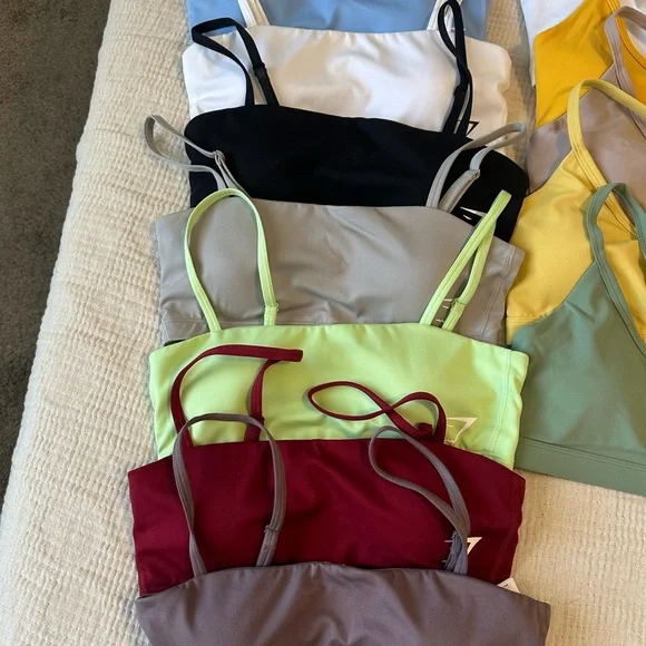 Huge Gymshark Sports Bra Bundle 22 bras - Picture 2 of 7
